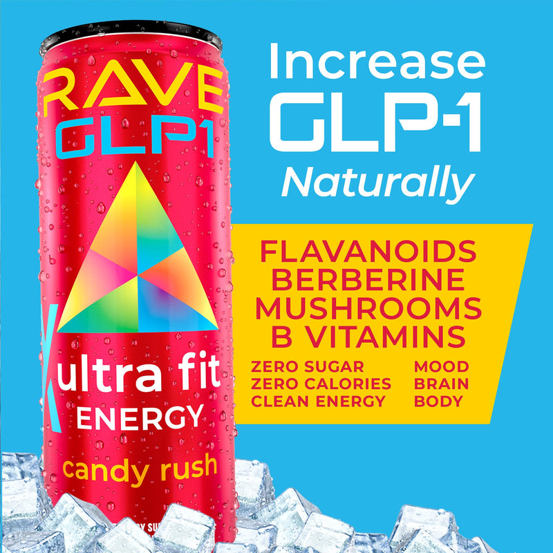 XRAVE GLP-1 UltraFit™ energy drink