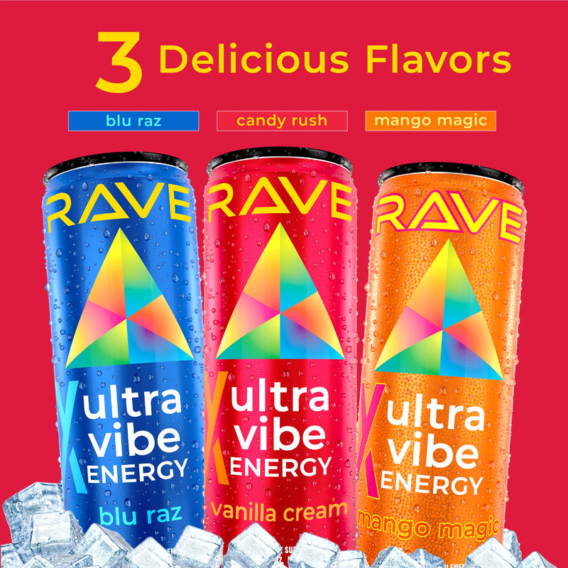 XRAVE UltraVibe™ energy drink