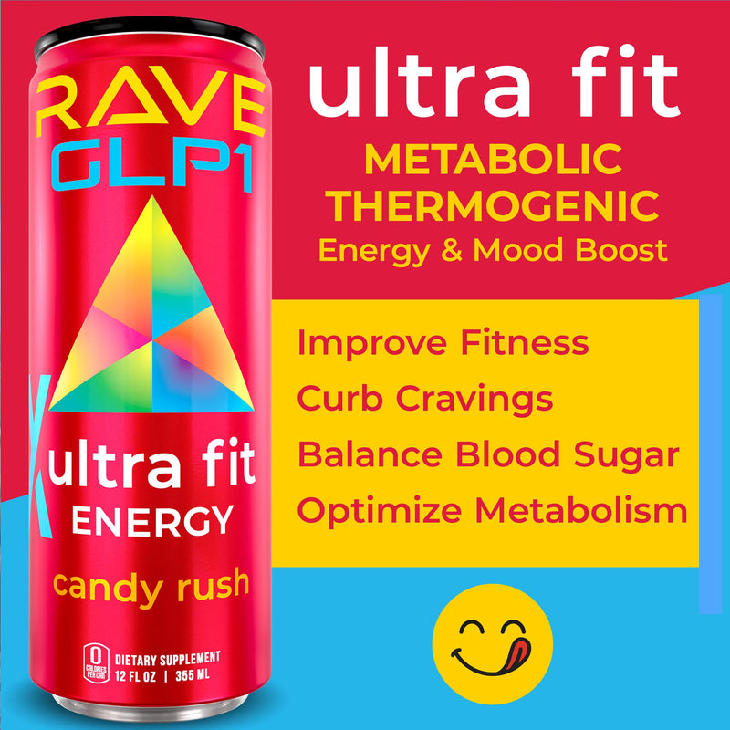 XRAVE GLP-1 UltraFit™ energy drink