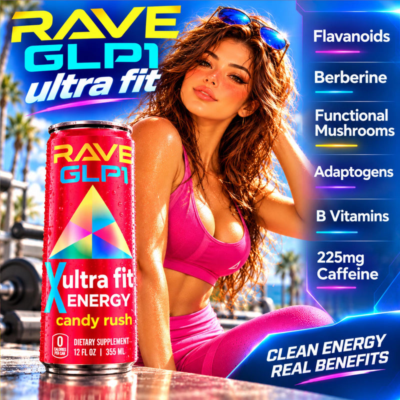 XRAVE GLP-1 UltraFit™ energy drink