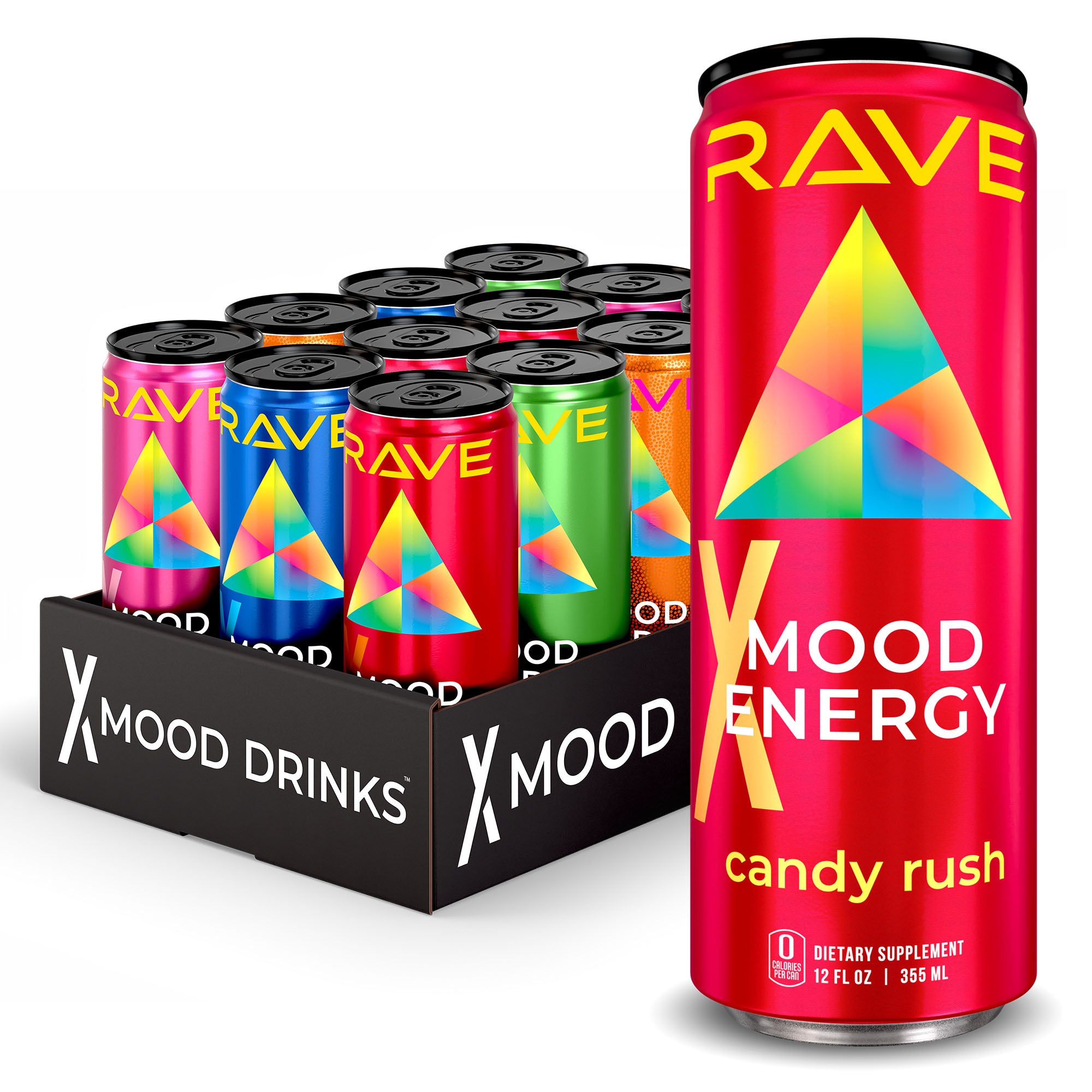 RAVE Mood Energy Drink — X Mood Drinks