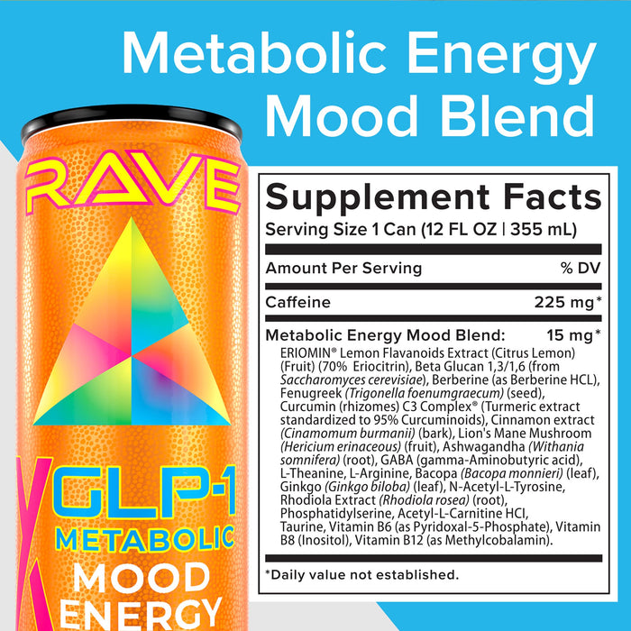 RAVE GLP-1 Mood Energy Mango Magic