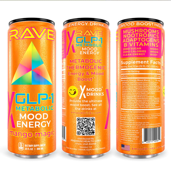 RAVE GLP-1 Mood Energy Mango Magic