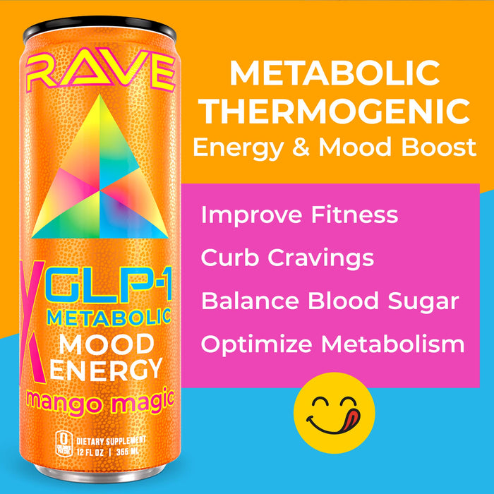 RAVE GLP-1 Mood Energy Mango Magic