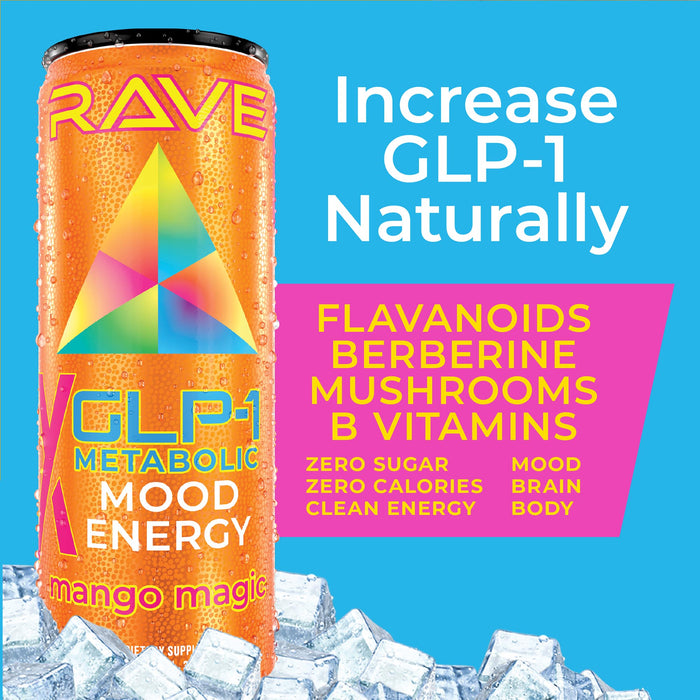 RAVE GLP-1 Mood Energy Mango Magic